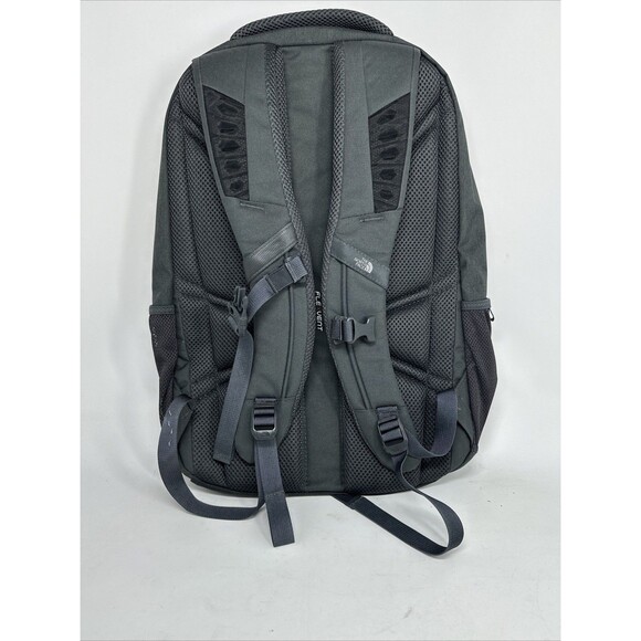 The North Face Backpack Gray Red BookBag Mitsubishi Capital - Picture 2 of 8